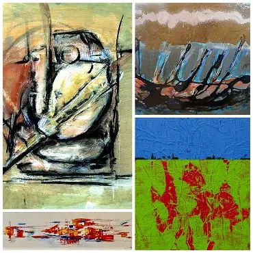 Abstract Art in this year's art exhibition online